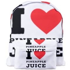 I Love Pineapple Juice Giant Full Print Backpack by ilovewhateva