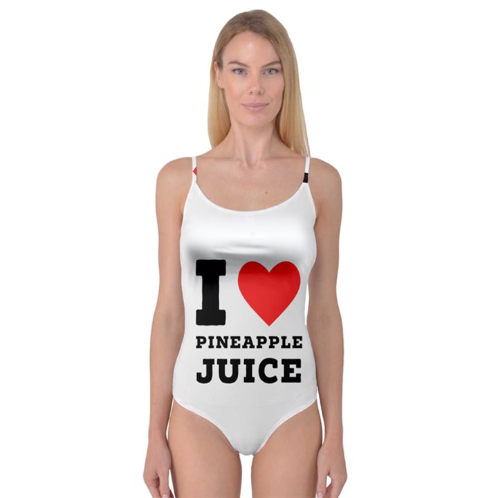 I love pineapple juice Camisole Leotard 