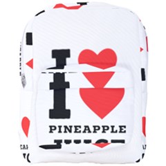 I Love Pineapple Juice Full Print Backpack by ilovewhateva