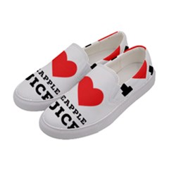 I Love Pineapple Juice Women s Canvas Slip Ons by ilovewhateva