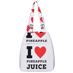 I Love Pineapple Juice Center Zip Backpack by ilovewhateva