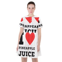 I Love Pineapple Juice Sailor Dress by ilovewhateva