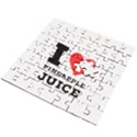 I love pineapple juice Wooden Puzzle Square View2