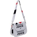 I love pineapple juice Saddle Handbag View1