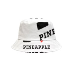 I Love Pineapple Juice Inside Out Bucket Hat (kids) by ilovewhateva