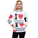 I love pineapple juice Women s Lightweight Drawstring Hoodie View1