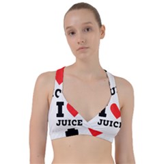 I Love Juice Sweetheart Sports Bra by ilovewhateva