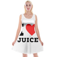 I Love Juice Reversible Velvet Sleeveless Dress by ilovewhateva