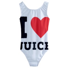 I Love Juice Kids  Cut-out Back One Piece Swimsuit by ilovewhateva