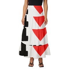 I Love Juice Tiered Ruffle Maxi Skirt by ilovewhateva