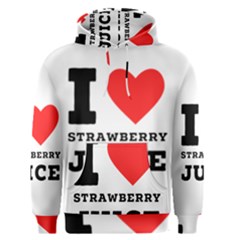 I Love Strawberry Juice Men s Core Hoodie