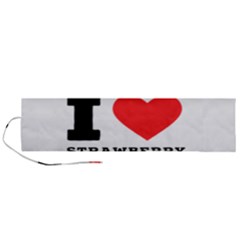 I Love Strawberry Juice Roll Up Canvas Pencil Holder (l) by ilovewhateva