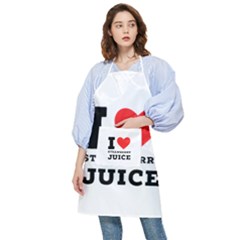 I Love Strawberry Juice Pocket Apron by ilovewhateva