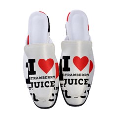 I Love Strawberry Juice Women s Classic Backless Heels