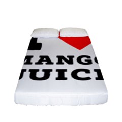 I Love Mango Juice  Fitted Sheet (full/ Double Size) by ilovewhateva