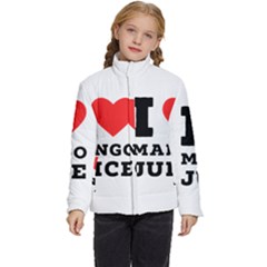 I Love Mango Juice  Kids  Puffer Bubble Jacket Coat by ilovewhateva