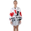 I love mango juice  Long Sleeve Satin Kimono View1