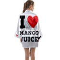 I love mango juice  Long Sleeve Satin Kimono View2