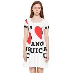 I Love Mango Juice  Inside Out Cap Sleeve Dress by ilovewhateva