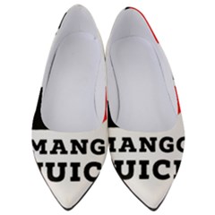 I Love Mango Juice  Women s Low Heels by ilovewhateva