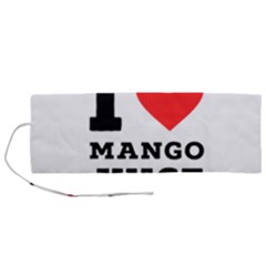 I Love Mango Juice  Roll Up Canvas Pencil Holder (m) by ilovewhateva