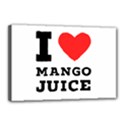 I love mango juice  Canvas 18  x 12  (Stretched) View1