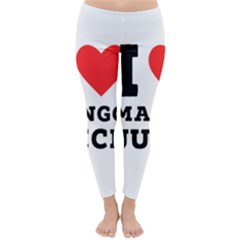 I Love Mango Juice  Classic Winter Leggings by ilovewhateva