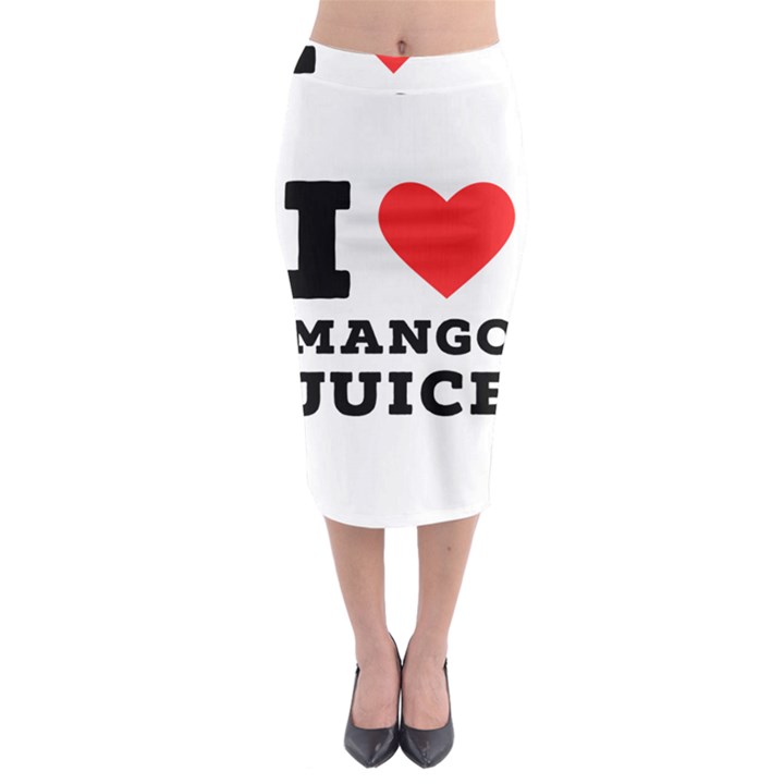 I love mango juice  Midi Pencil Skirt