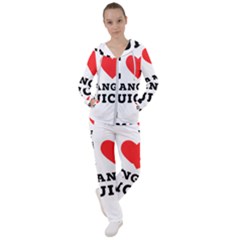 I Love Mango Juice  Women s Tracksuit by ilovewhateva