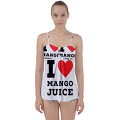 I Love Mango Juice  Babydoll Tankini Set by ilovewhateva