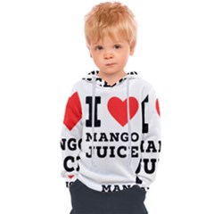 I Love Mango Juice  Kids  Overhead Hoodie by ilovewhateva