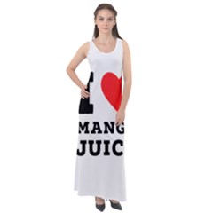 I Love Mango Juice  Sleeveless Velour Maxi Dress by ilovewhateva