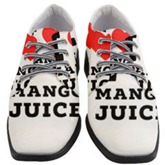 I Love Mango Juice  Women Heeled Oxford Shoes by ilovewhateva