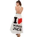 I love mango juice  Backless Maxi Beach Dress View2