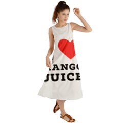 I Love Mango Juice  Summer Maxi Dress by ilovewhateva