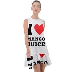 I Love Mango Juice  Frill Swing Dress by ilovewhateva