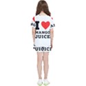 I love mango juice  Kids  Tee And Sports Shorts Set View2