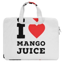 I Love Mango Juice  Macbook Pro 16  Double Pocket Laptop Bag  by ilovewhateva