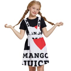 I Love Mango Juice  Kids  Apron Dress by ilovewhateva