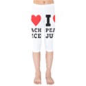 I love peach juice Kids  Capri Leggings  View1