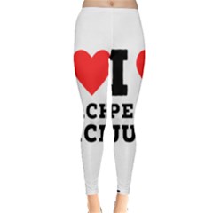 I Love Peach Juice Inside Out Leggings by ilovewhateva