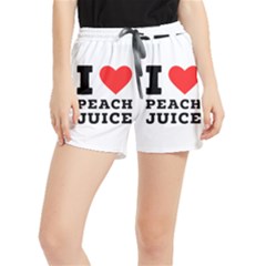 I Love Peach Juice Women s Runner Shorts by ilovewhateva