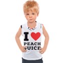 I love peach juice Kids  Sport Tank Top View1