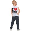 I love peach juice Kids  Sport Tank Top View2