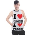 I love peach juice Men s Sleeveless Hoodie View1