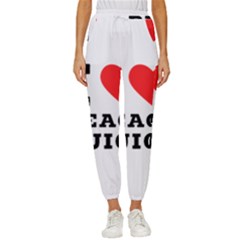 I Love Peach Juice Women s Cropped Drawstring Pants by ilovewhateva