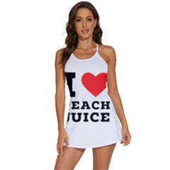 I Love Peach Juice 2-in-1 Flare Activity Dress by ilovewhateva