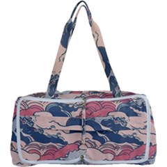 Waves Ocean Sea Water Pattern Rough Seas Multi Function Bag by danenraven