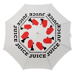 I Love Watermelon Juice Straight Umbrellas by ilovewhateva