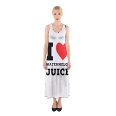 I Love Watermelon Juice Sleeveless Maxi Dress by ilovewhateva